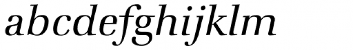 Zapf Book Italic Font LOWERCASE