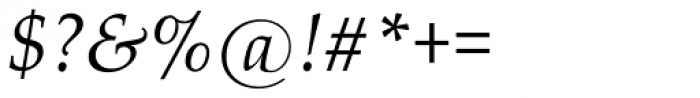 Zapf Calligraphic 801 Italic Font OTHER CHARS