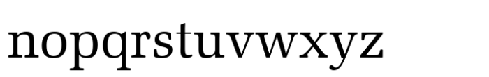 Zapf Elliptical 711 Std Roman Font LOWERCASE