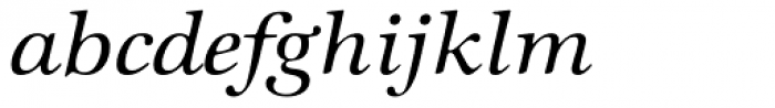Zapf Intl Medium Italic Font LOWERCASE