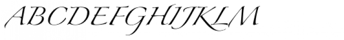 Zapfino Arabic Font UPPERCASE