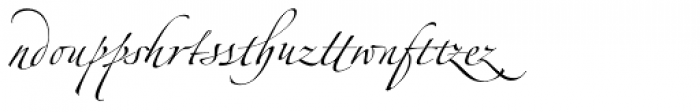 Zapfino Extra Ligatures Font LOWERCASE
