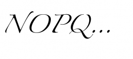 Zapfino Extra X Regular Font UPPERCASE
