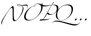 Zapfino Extra X Two Font UPPERCASE