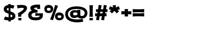Zaphire Bold Semi Expanded Font OTHER CHARS