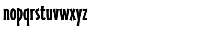 Zaphire Bold Ultra Condensed Font LOWERCASE