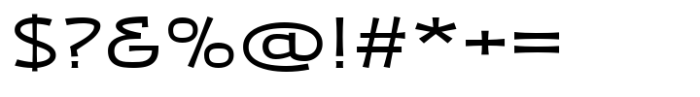 Zaphire Expanded Font OTHER CHARS