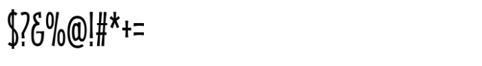 Zaphire Extra Light Ultra Condensed Font OTHER CHARS
