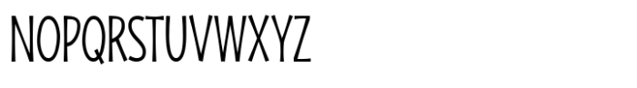 Zaphire Extra Light Ultra Condensed Font UPPERCASE