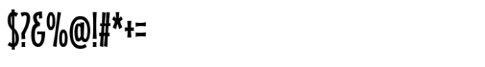 Zaphire Light Ultra Condensed Font OTHER CHARS