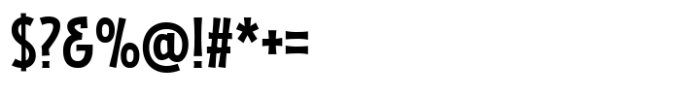 Zaphire Medium Condensed Font OTHER CHARS