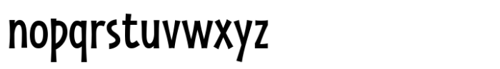 Zaphire Medium Condensed Font LOWERCASE
