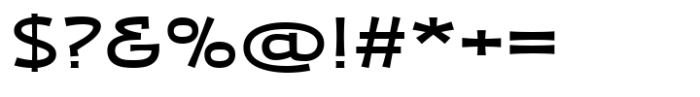 Zaphire Medium Expanded Font OTHER CHARS