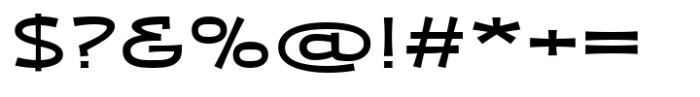 Zaphire Medium Extra Expanded Font OTHER CHARS