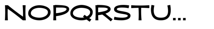 Zaphire Semi Bold Expanded Font UPPERCASE