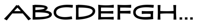 Zaphire Semi Bold Extra Expanded Font UPPERCASE