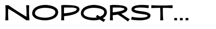 Zaphire Semi Bold Extra Expanded Font UPPERCASE