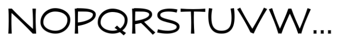Zaphire Semi Expanded Font UPPERCASE