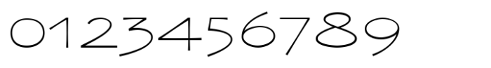 Zaphire Thin Expanded Font OTHER CHARS