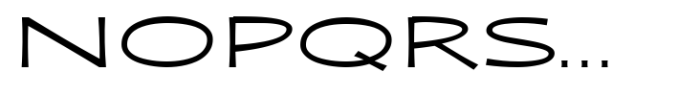 Zaphire Ultra Expanded Font UPPERCASE
