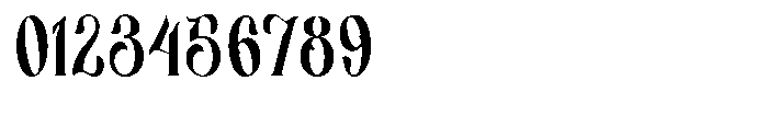 Zaphyre Regular Font OTHER CHARS