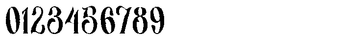 Zaphyre Rough Font OTHER CHARS