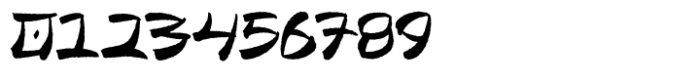 Zaragi Distort Font OTHER CHARS