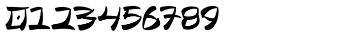 Zaragi Regular Font OTHER CHARS