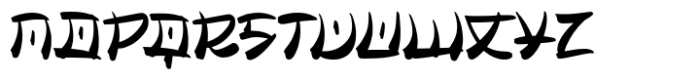 Zaragi Regular Font UPPERCASE