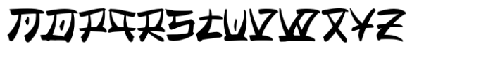 Zaragi Regular Font LOWERCASE