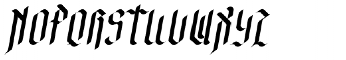 Zarathustra Italic Font UPPERCASE