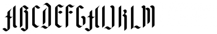 Zarathustra Regular Font UPPERCASE