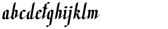 Zarathustra Script Font LOWERCASE