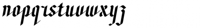 Zarathustra Script Font LOWERCASE