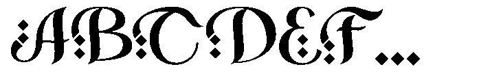 Zareen Font UPPERCASE