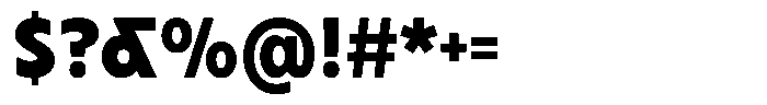 Zariantz Book Black Font OTHER CHARS