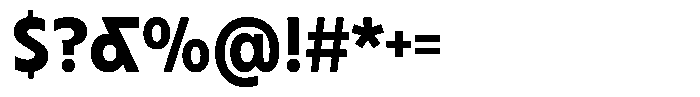 Zariantz Book Bold Font OTHER CHARS