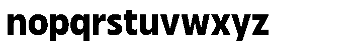 Zariantz Book Bold Font LOWERCASE