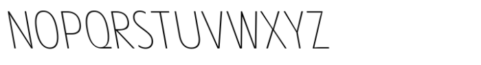 Zariantz Grotesk Thin Rita Font UPPERCASE