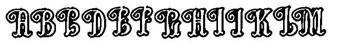 Zarish Font UPPERCASE