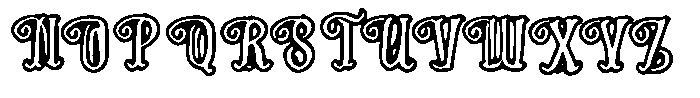 Zarish Font UPPERCASE