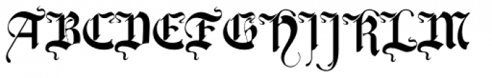 Zarlino Standard Font UPPERCASE