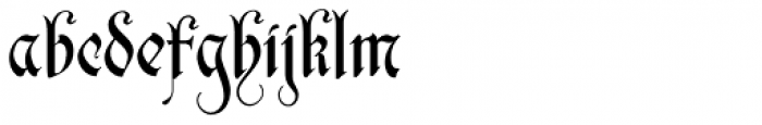 Zarlino Standard Font LOWERCASE