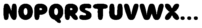 Zavo Regular Font UPPERCASE