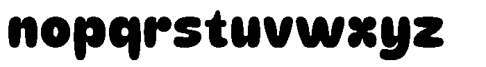 Zavo Regular Font LOWERCASE