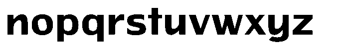 Zavonia Regular Font LOWERCASE