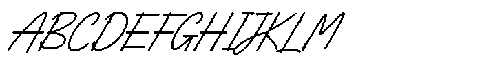 Zavonia Script Font UPPERCASE