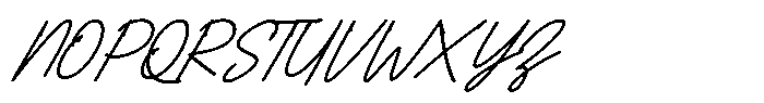 Zavonia Script Font UPPERCASE