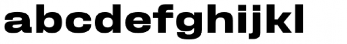 Zawya Pro Wide Bold Font LOWERCASE