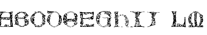 Zainer Initials45mm Font UPPERCASE